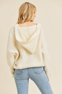 Isabella Knitted Sweater Hoodie