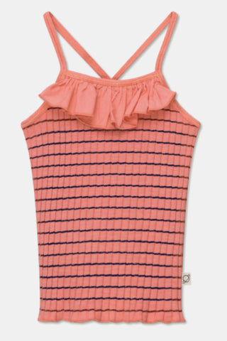 My Little Cozmo Girls Rib Stripe Top