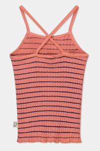 My Little Cozmo Girls Rib Stripe Top