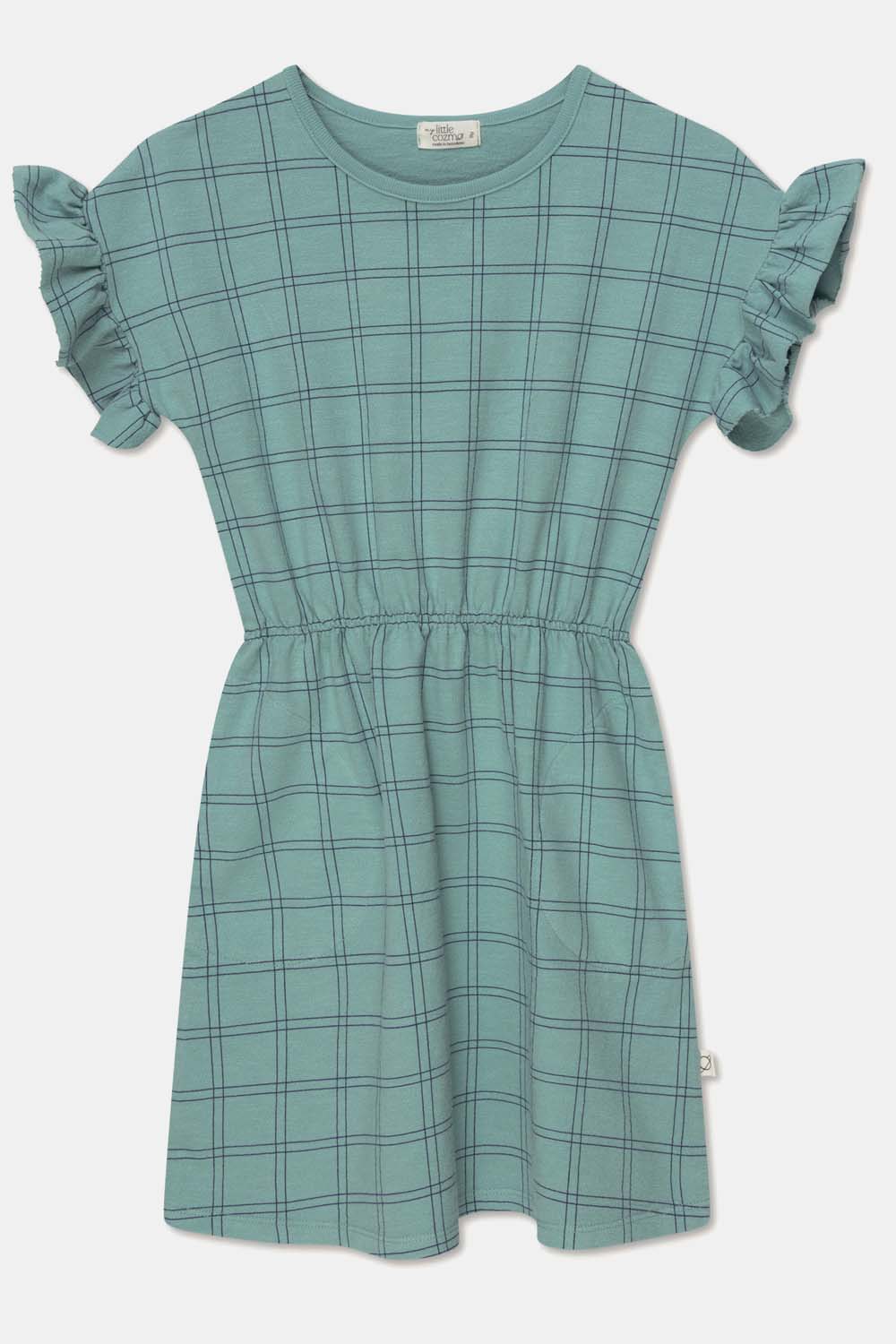 My Little Cozmo Girls Plaid Dress