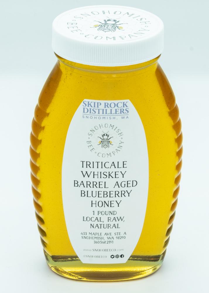 Snohomish Bee Company Triticale Whiskey Barrel Aged Blueberry Honey