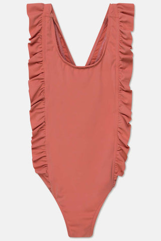 My Little Cozmo Girls UV Ruffle Swimsuit