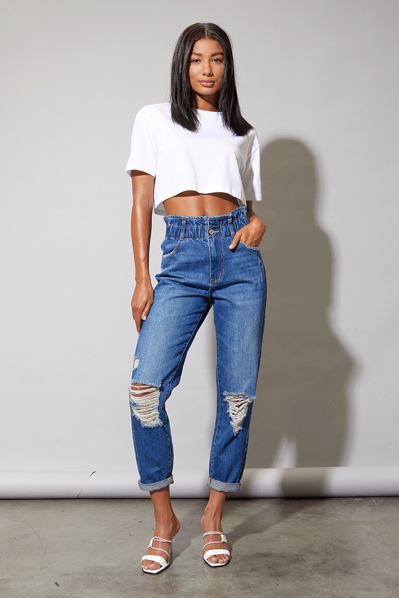 KanCan Olivia Ultra High Rise Boyfriend Jeans
