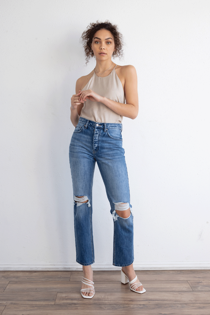 KanCan Dixon Ultra High Rise 90's Boyfriend Jeans