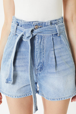 KanCan Jana Paperbag Ultra High Rise Shorts