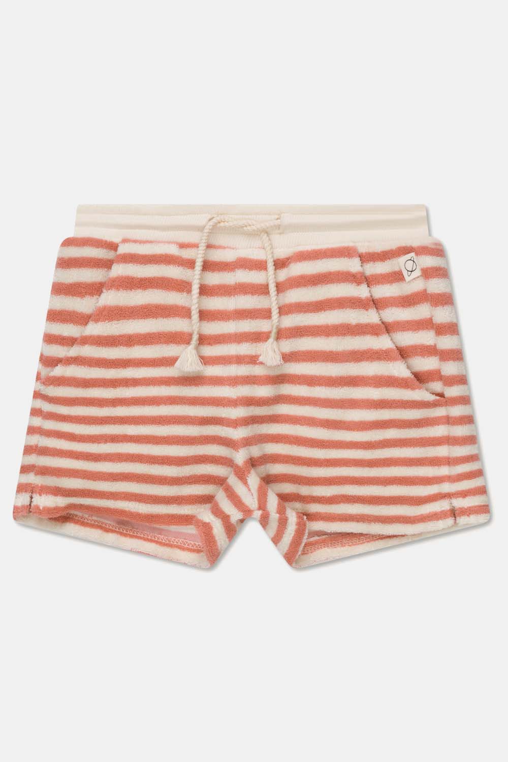 My Little Cozmo Kids Toweling Stripe Shorts