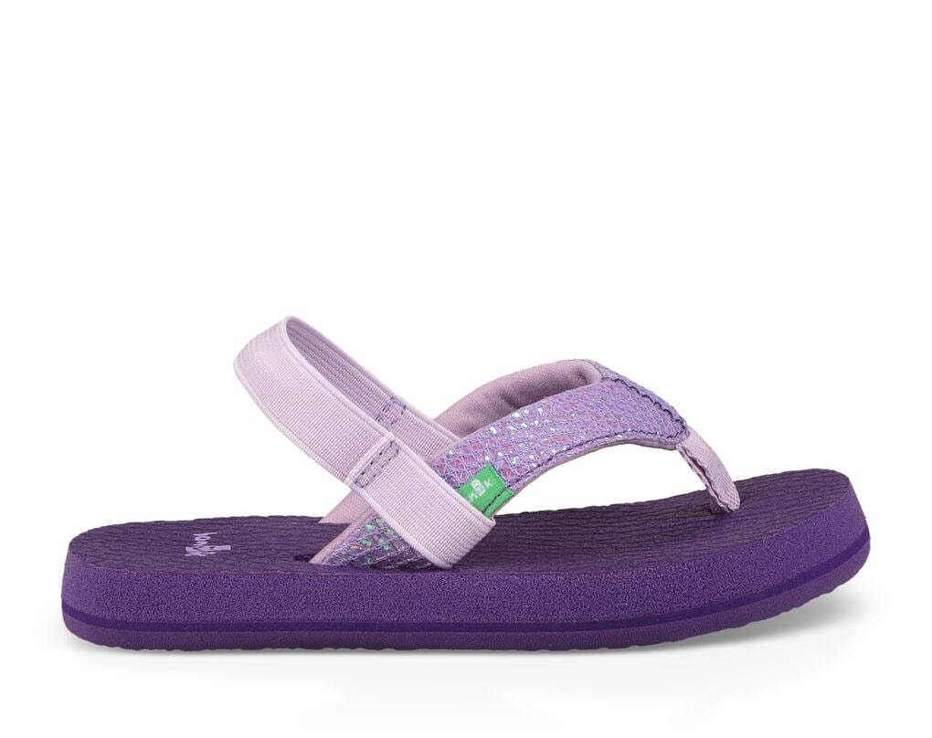 Toesox Five Toe Sandals sz 10 Womens Yoga Mat Flip Flops Purple Summer  Beach