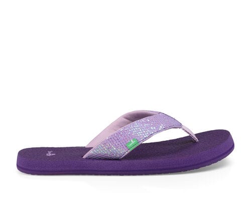 Sanuk Lil Yoga Glitter Purple – One Common