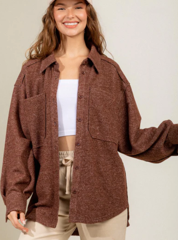 Britany Solid Shacket