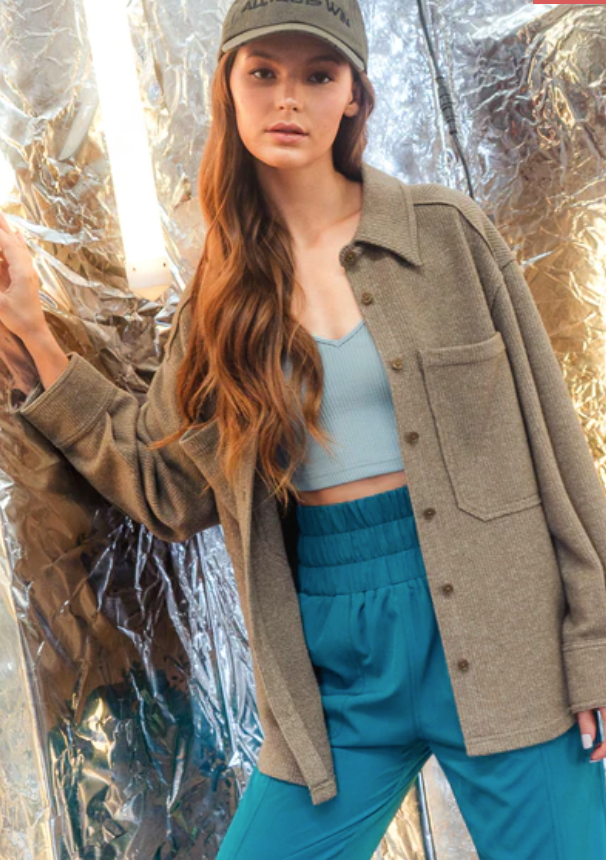 Britany Solid Shacket