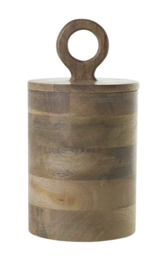 Accent Decor Mango Wood Canister Collection