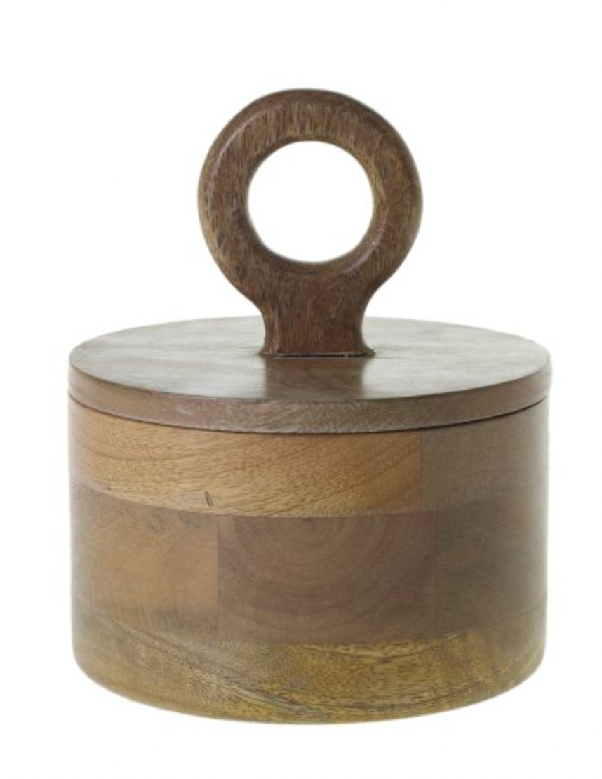 Accent Decor Mango Wood Canister Collection