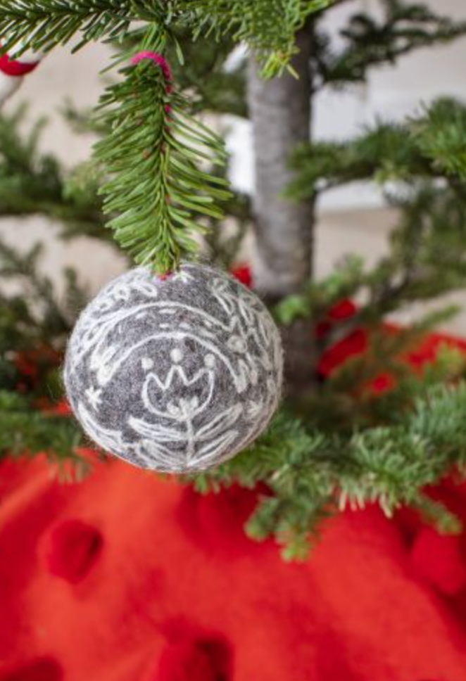 Fabric Ornaments Round