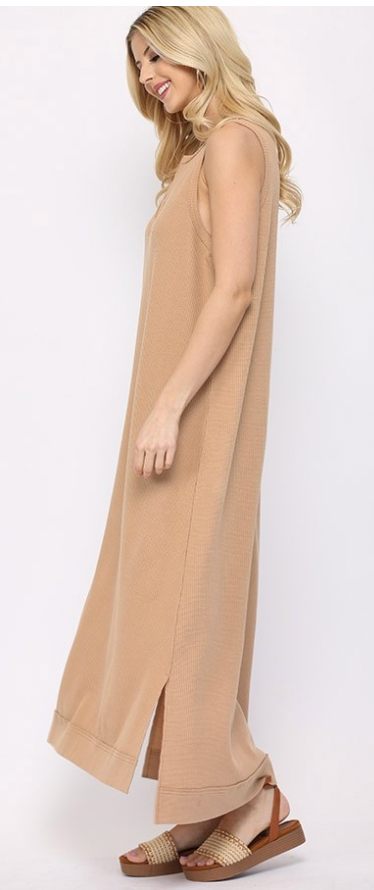 Terra Thermal Knit Maxi Dress