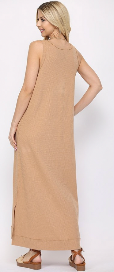 Terra Thermal Knit Maxi Dress