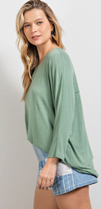 Easel Salena Half Sleeve Top