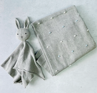 Viverano Jacquard Knit Blanket & Lovey Gift Sets