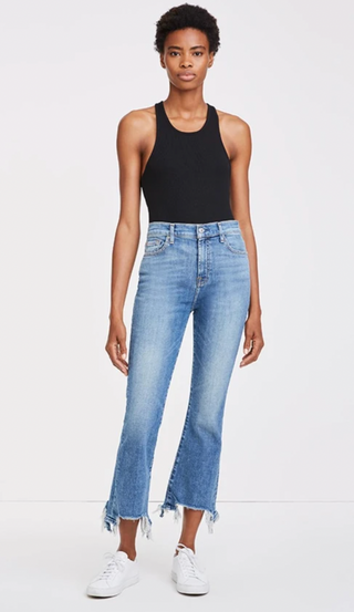 7 For All Mankind Destroy High-Waist Slim-Kick