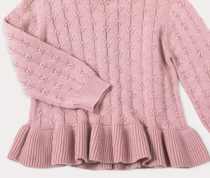 Viverano Milan Tulip Ruffle Sweater