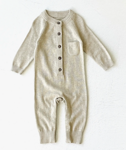 Viverano Milan Knit Classic Jumpsuit Button Down