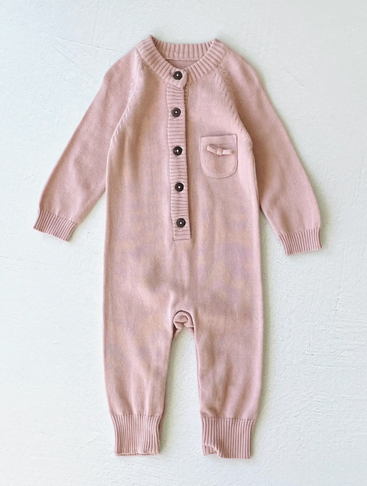 Viverano Milan Knit Classic Jumpsuit Button Down