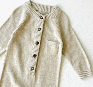 Viverano Milan Knit Classic Jumpsuit Button Down