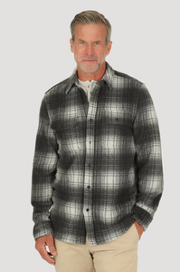 True Grit Lumber Plaid Long Sleeve Pocket Shirt