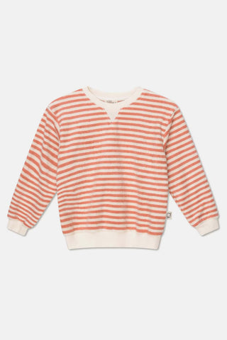 My Little Cozmo Kids Toweling Stripe Sweatshirt