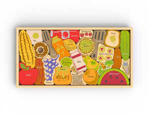 Begin Again Alphabites A-Z Food Puzzle & Playset