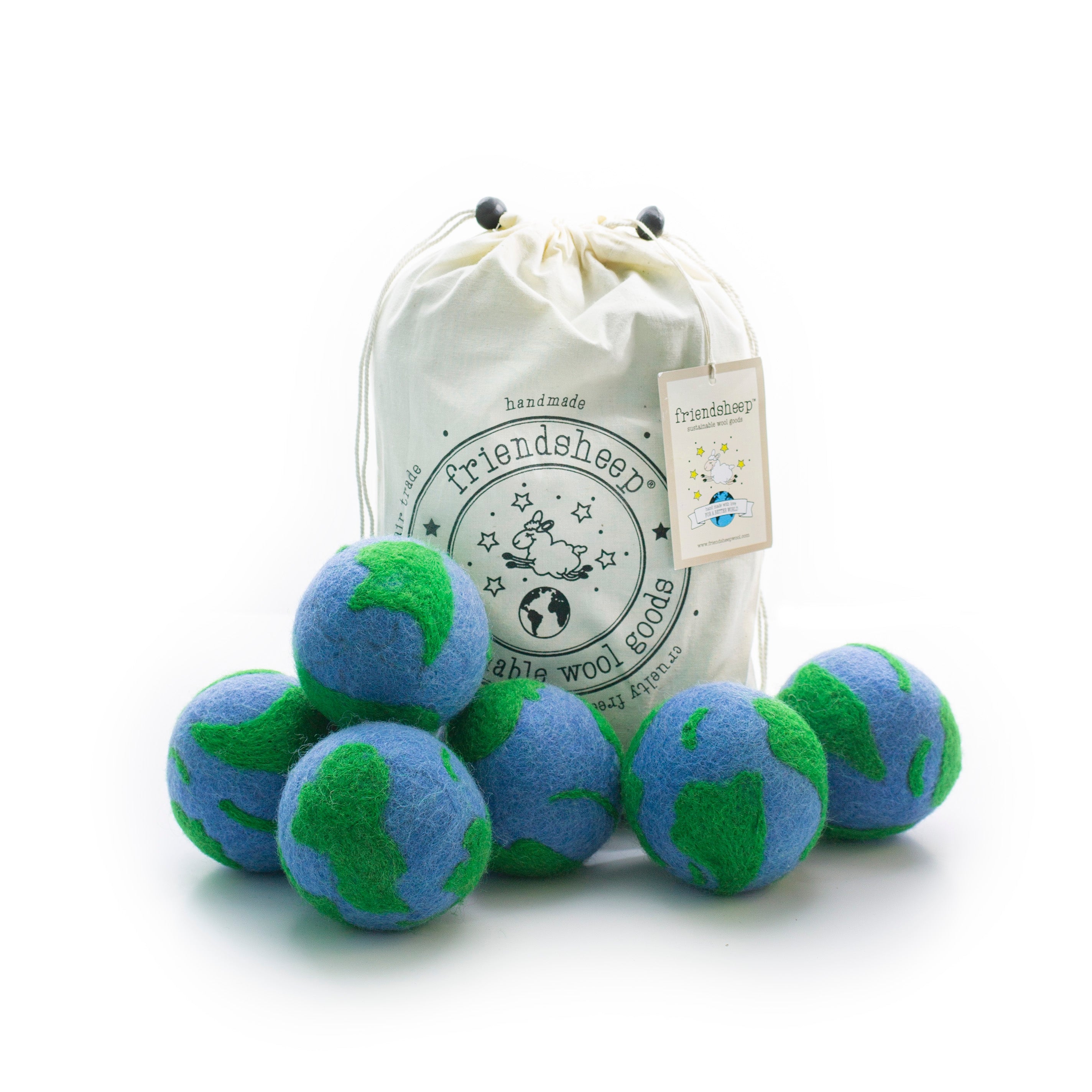 Friendsheep Wool Fun Prints Dryer Balls