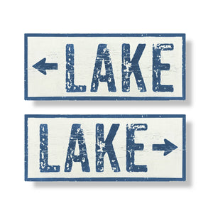 Lake Arrow Sign
