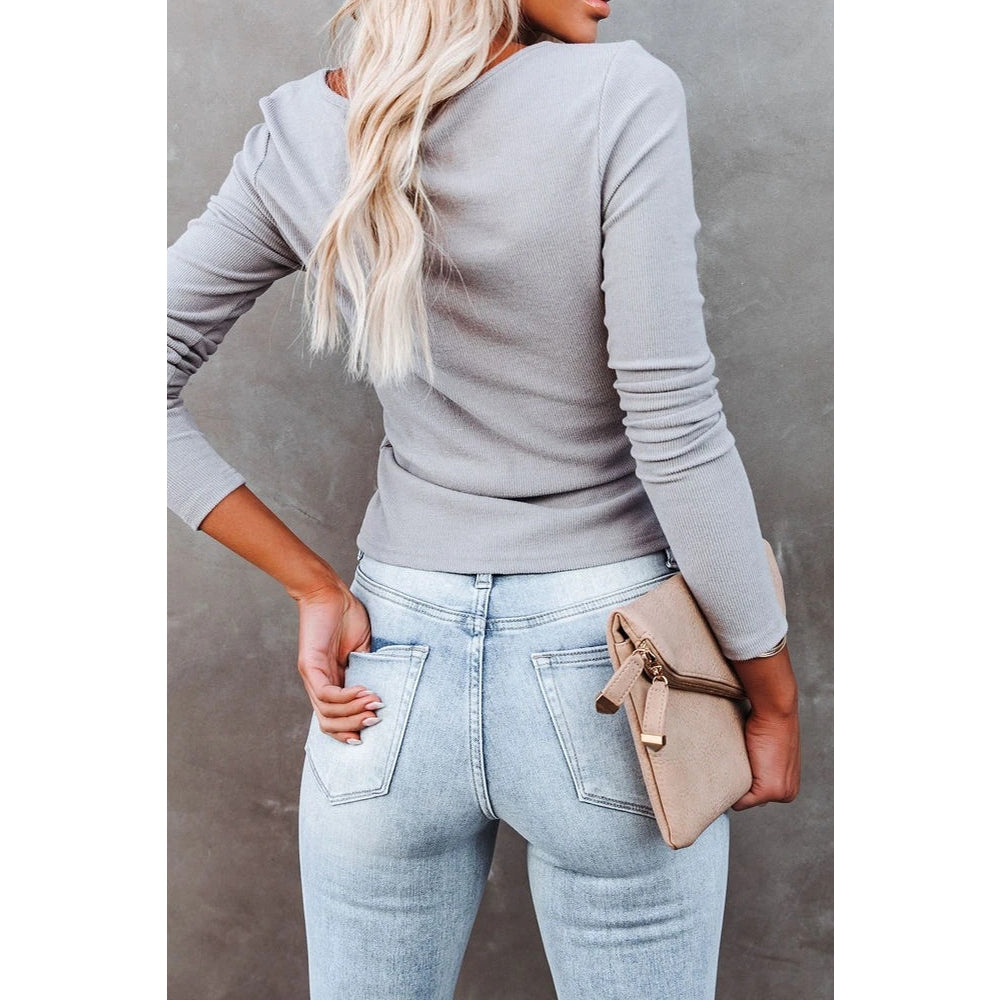 Ashlynn Drawstring Long Sleeve Sweater