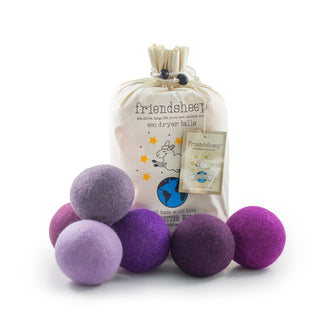 Friendsheep Wool Solid Color Dryer Balls