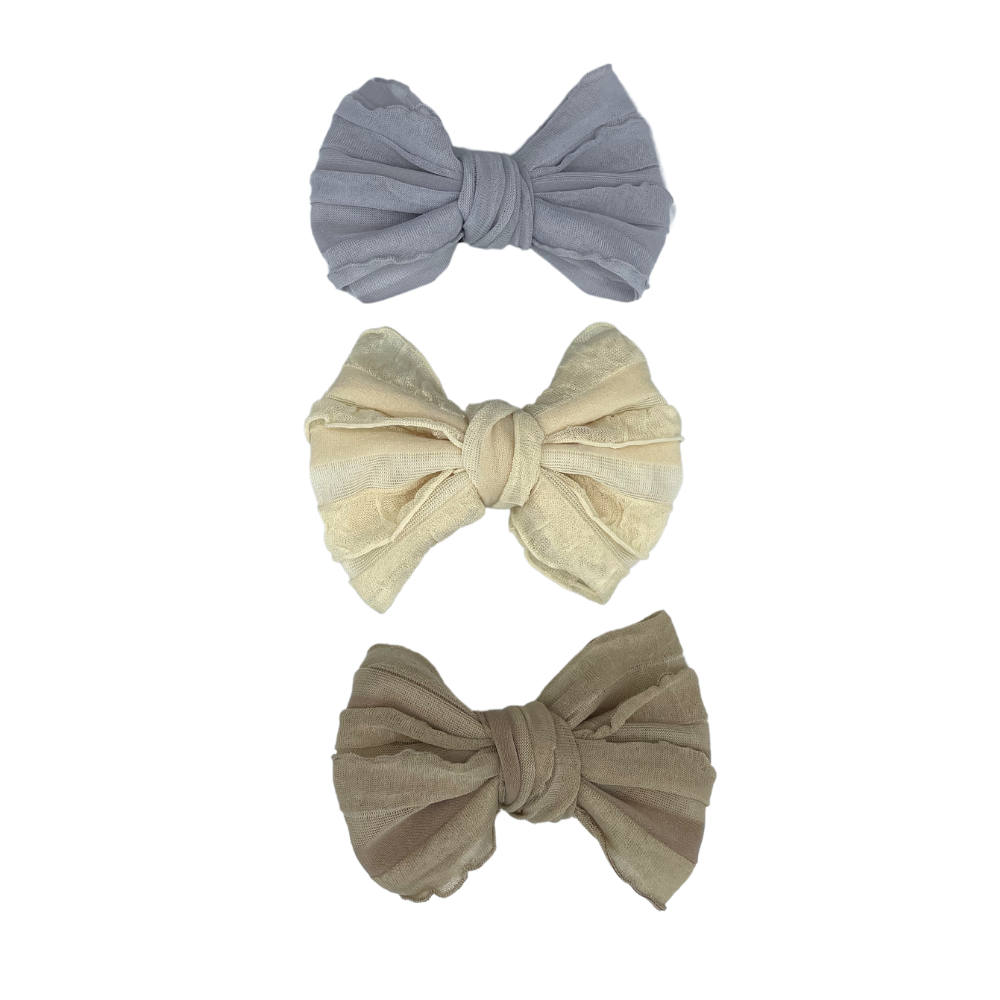 Headbands of Hope Lil Bow Peep Clip Bows Set