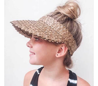 Commons Kids Straw Sun Visor Boho