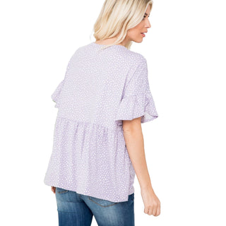Emmy Ruffle Sleeve Top
