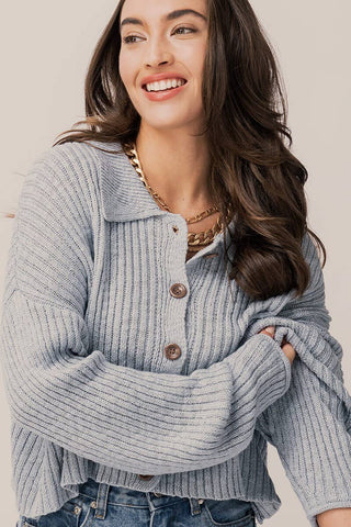 Joanie Collared Cardigan