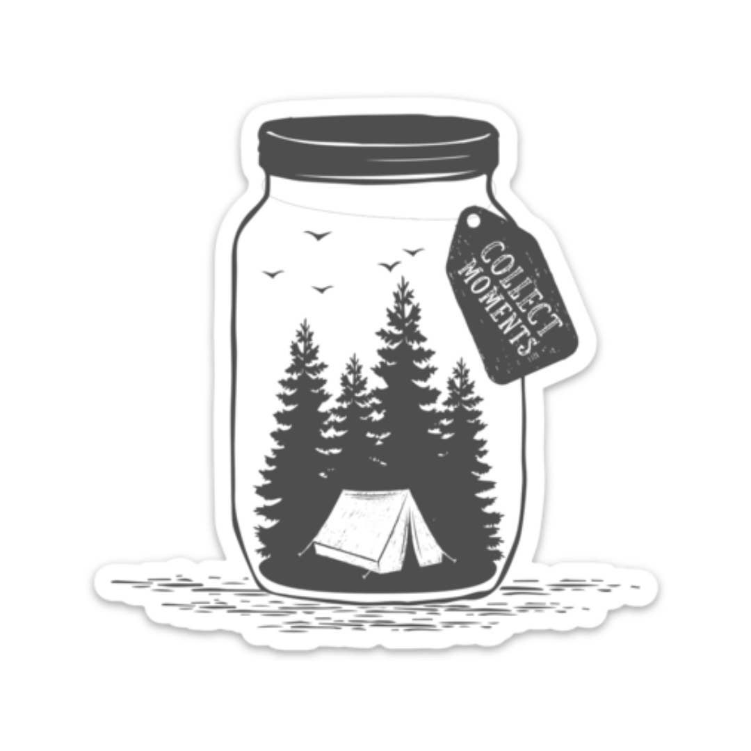 Sticker Collect Moments Not Things