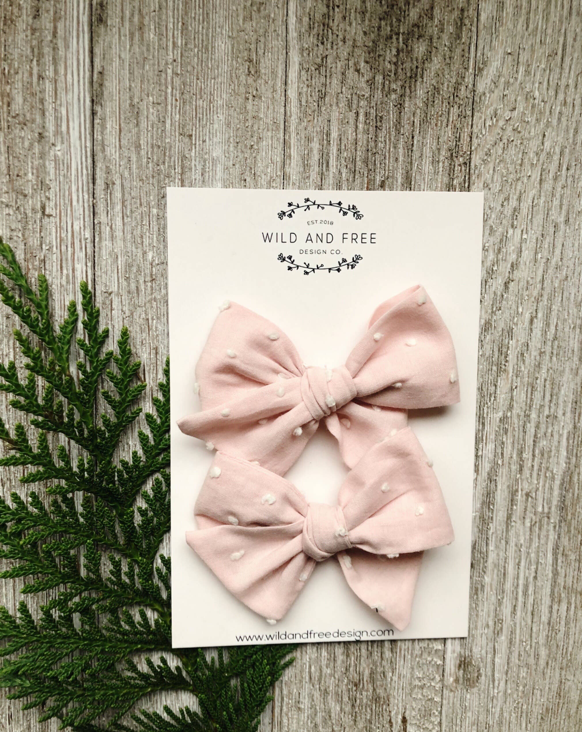 Wild and Free Pigtail Bow Sets