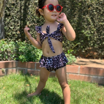 Commons Girls Animal Print Bikini