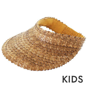 Commons Kids Straw Sun Visor Boho