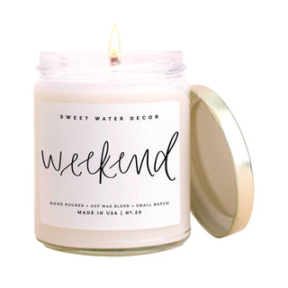Sweet Water Gold Lid Candle Collection
