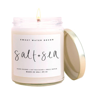 Sweet Water Gold Lid Candle Collection