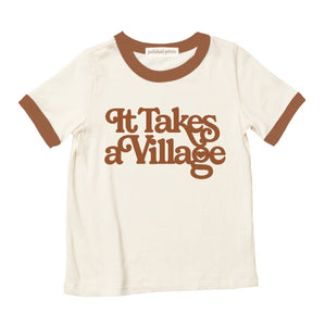 Polished Prints Kids Tee "It Takes a Village.."