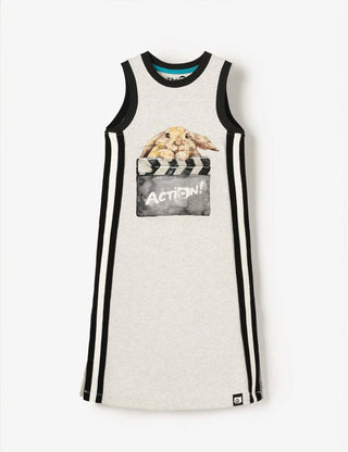 Commons Girls GOTS Organic Cotton Tank Top Midi Dress