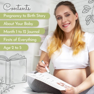 KeaBabies Baby First Years Memory Book