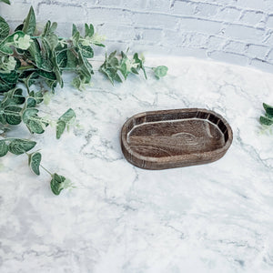 Commons Rustic Wood Tray