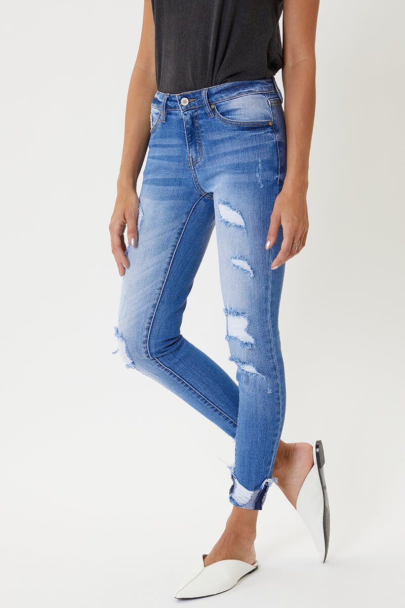 KanCan Florence Mid Rise Super Skinny Jeans