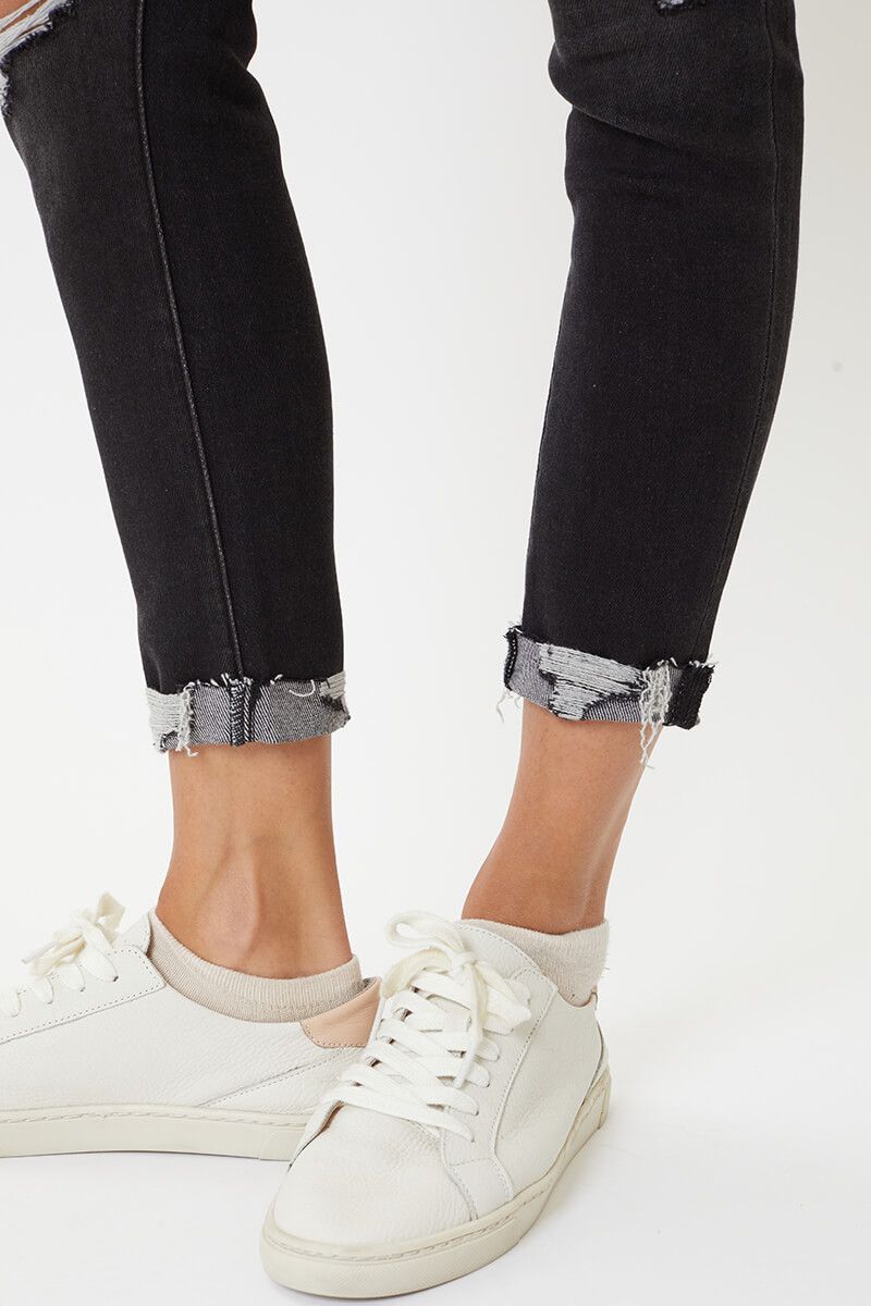 KanCan Cassidy Black High Rise Ankle Skinny Jeans