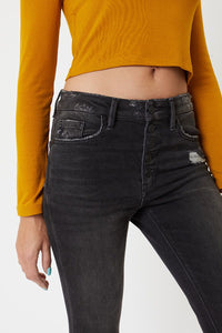 KanCan Cassidy Black High Rise Ankle Skinny Jeans